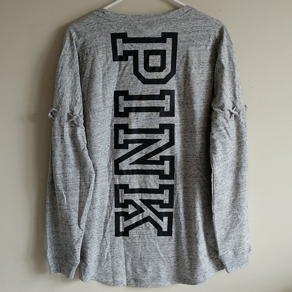 ❌Size M🌺PINK VICTORIA'S SECRET LONG SLEEVE.nwt - Picture 2 of 4